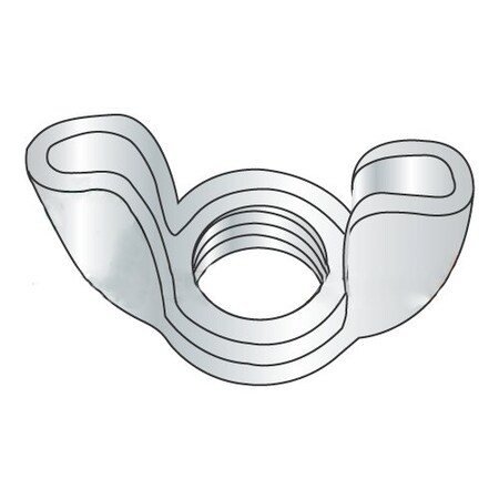 12-24 Stamped Wing Nuts/Steel/Zinc (Carton: 2,000 pcs)
